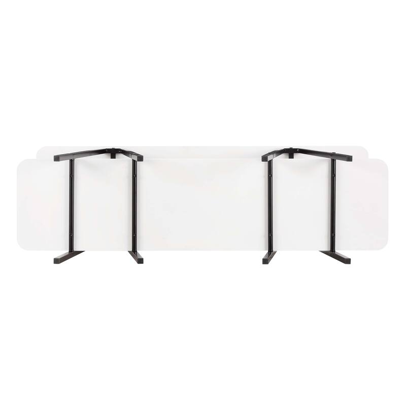 Manhattan Comfort Modern Celine 47.24" Sideboard with 2 Shelves in Black