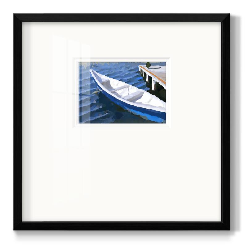 Colorful Rowboat IVPremium Framed Print