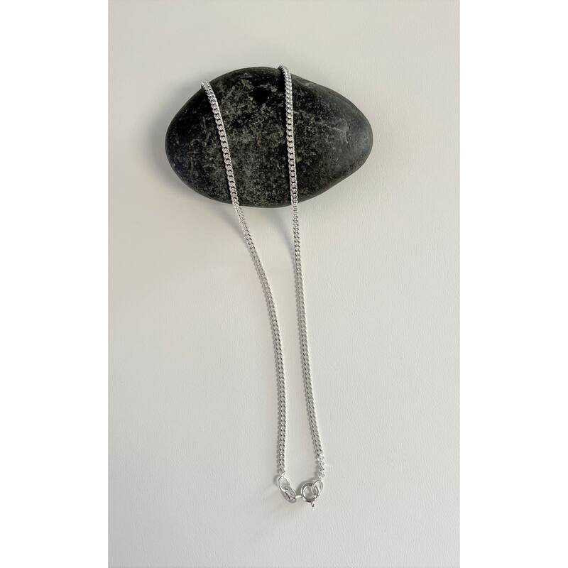Roberto Martinez Sterling Silver 2 mm Micro Miami Cuban Chain (18"-24")