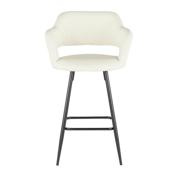 Margarite Contemporary Upholstered Counter Stool (Set of 2) - N/A. Opens flyout.