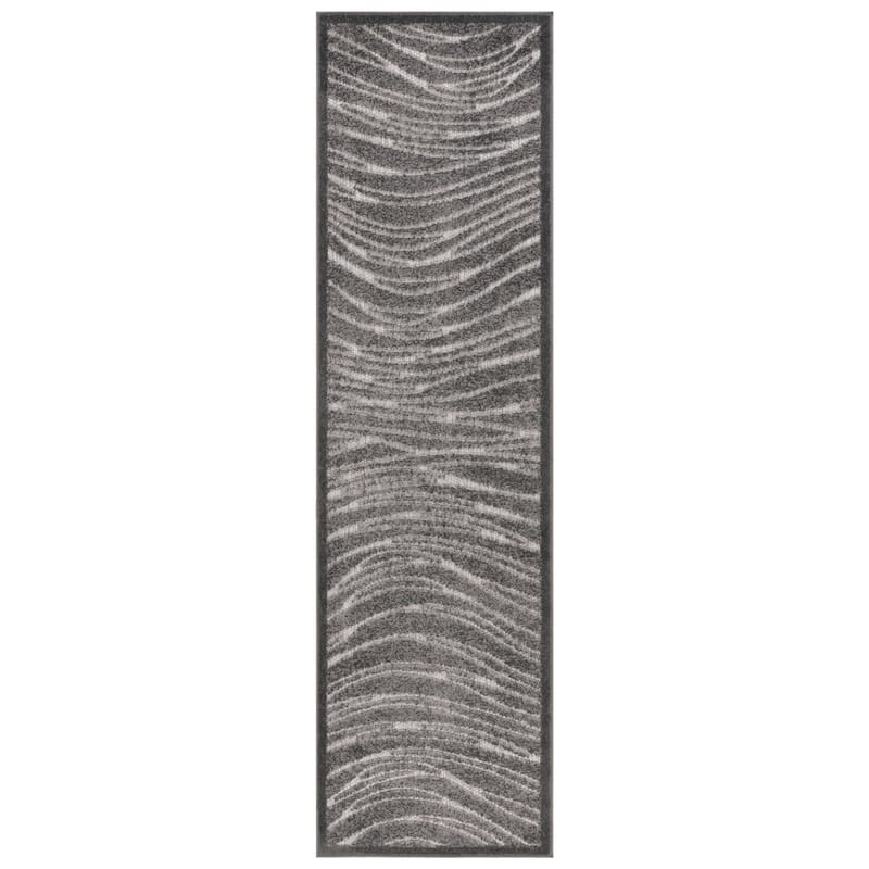 SAFAVIEH Cottage Yadviga Transitional Indoor/Outdoor Rug - 2'3" x 8' Runner - Grey