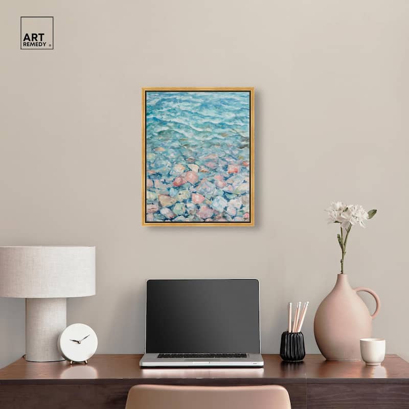 Turquoise Dream Canvas by Art Remedy