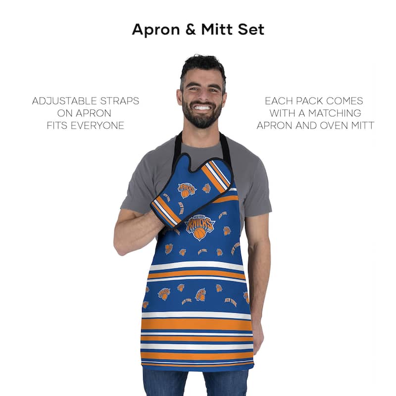 NBA Press Apron BBQ Mitt 2-piece Set