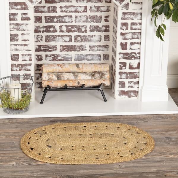 Celeste Jute Oval Rug 2 3 X 4 Overstock Celeste Jute Oval Rug 2 3 X 4 Overstock
