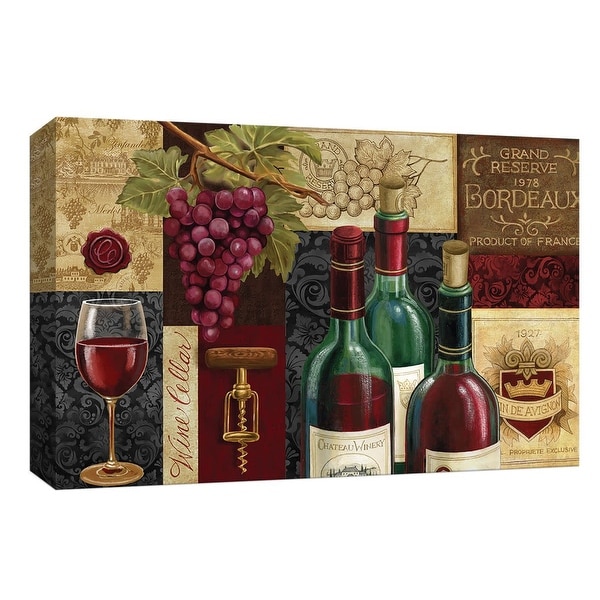 PTM Images 9-148104 PTM Canvas Collection 8" x 10" - "Favorite Reds" Giclee Wine Art Print on Canvas