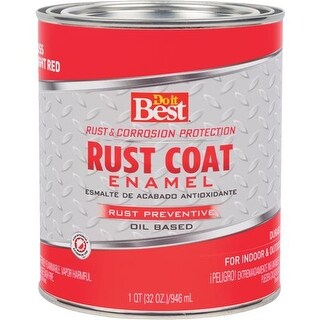 Rust-Oleum Bright Red Rust Enamel 203570D Unit: QT - Bed Bath & Beyond ...