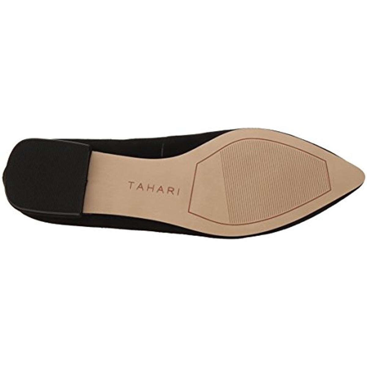 tahari suede flats