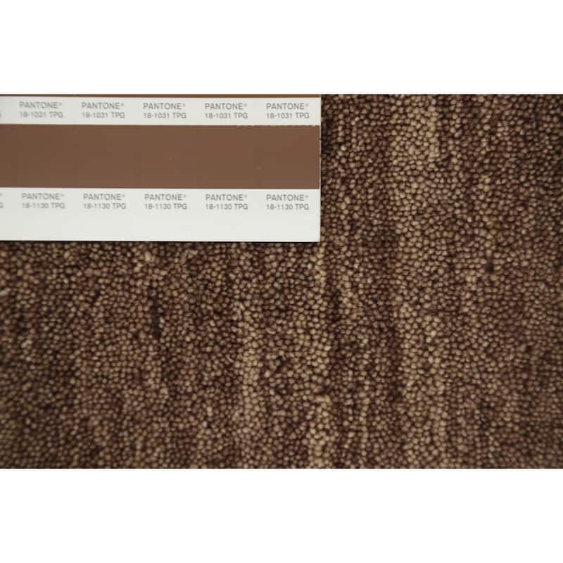 Hand Knotted Oriental 100% Wool Carpet Tribal Animal Pictorial Brown Gabbeh Area Rug - 7' 0'' X 5' 2''