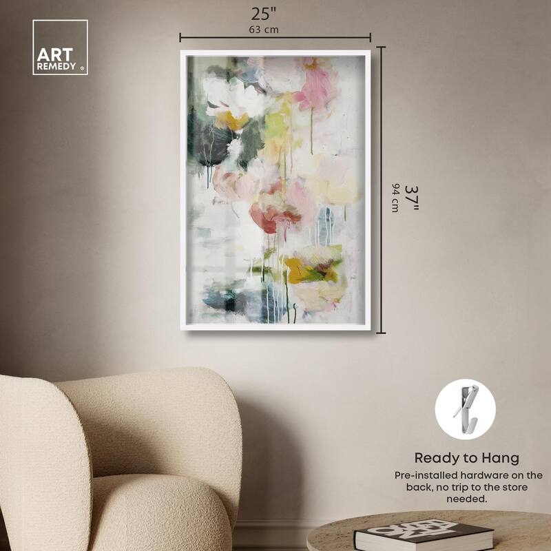 Dripping Colors III Shadowbox by Art Remedy