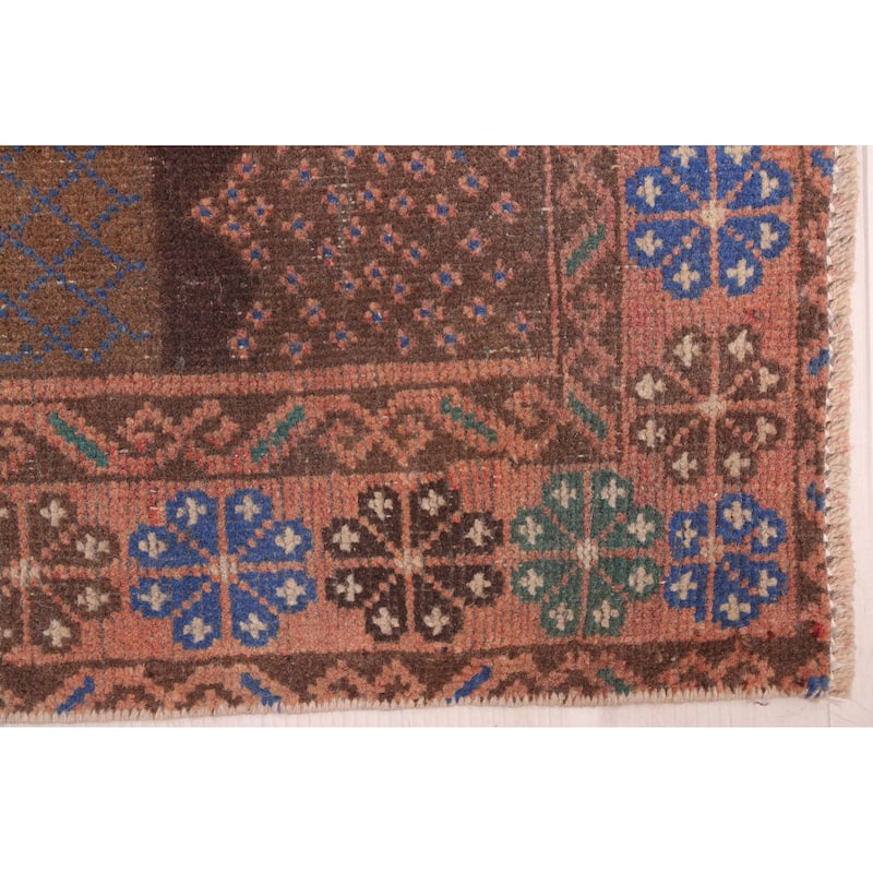 ECARPETGALLERY Hand-knotted Teimani Brown Wool Rug - 3'7 x 6'4