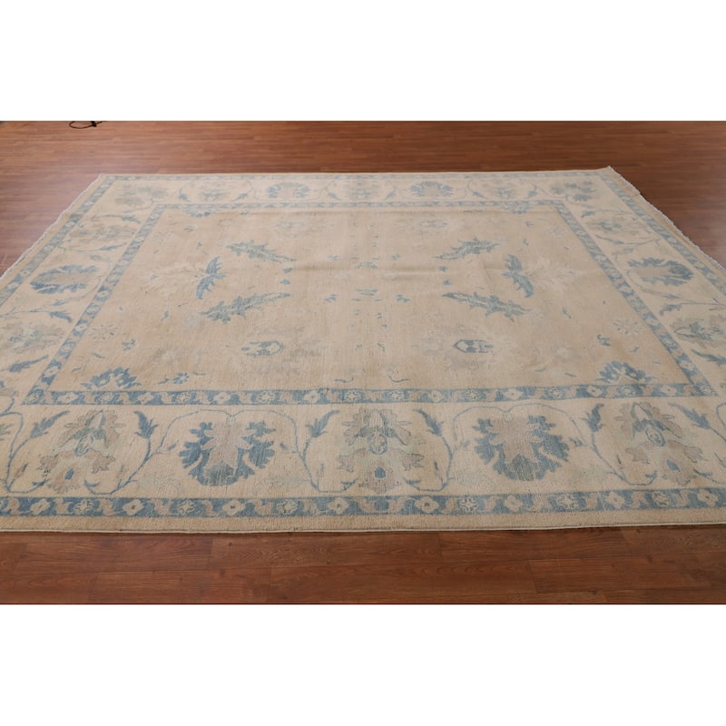 Mute Color Oushak Oriental Area Rug Handmade Wool Carpet - 8'3" x 10'0"