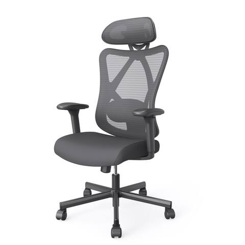 Furniture of America Mcintosh Ergonomic Height Adjustable Desk Chair