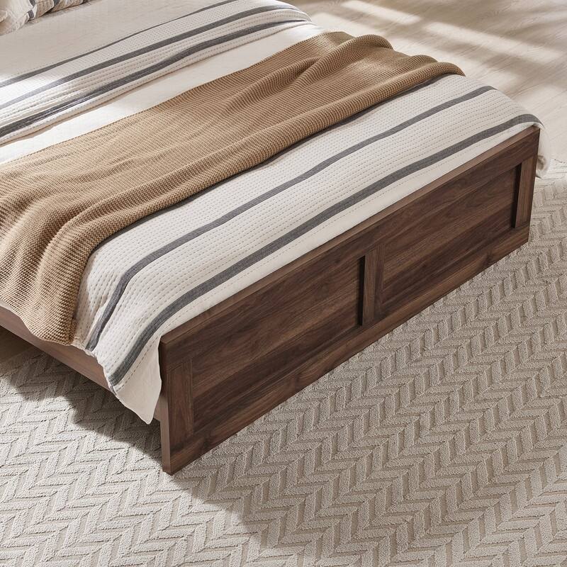 Spruce & Spring Scout Farmhouse Solid Wood Platform Bed