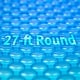 preview thumbnail 23 of 23, 8-mil Solar Blanket for 12-ft Round Above-Ground Pools - Blue - 12' Round 27-ft Round