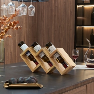 Small countertop wine hotsell rack
