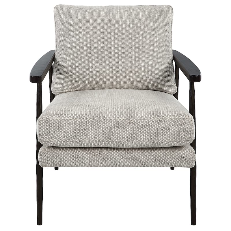 Uttermost Sebastian Cast Iron Accent Chair - 26"W x 33"H x 33"D