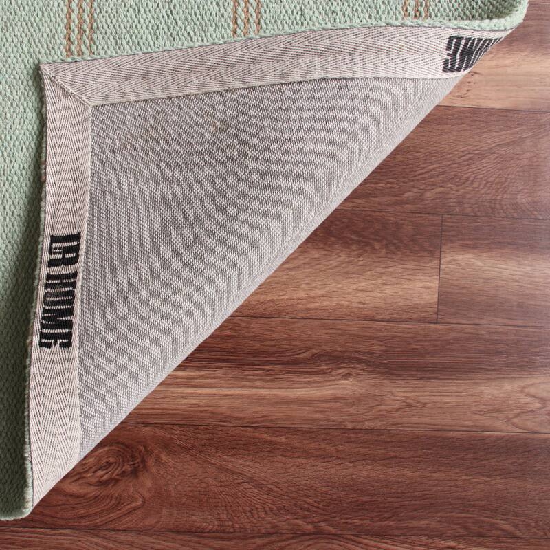 Sevita Striped Jute Area Rug