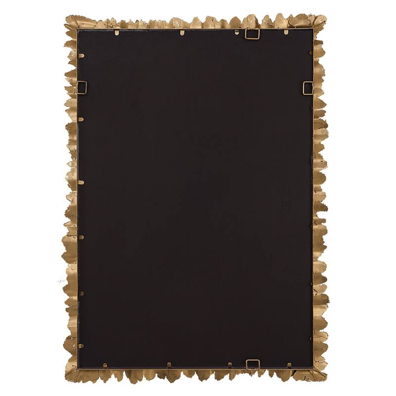 Uttermost 09825 Lev 34" W x 49" H Rectangular Framed Bathroom Mirror