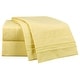 preview thumbnail 11 of 12, Clara Clark Bright Bed Sheet Set Mellow Yellow - King