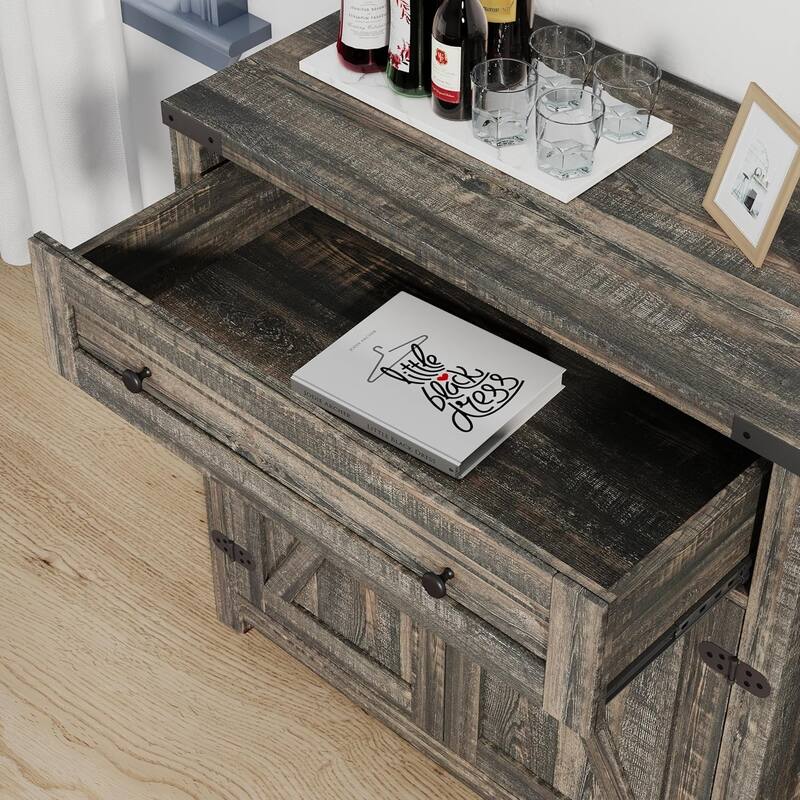 Farmhouse Cabinet with Drawers and Doors 31.5 inch - 15.75"D x 31.5"W x 31.5"H