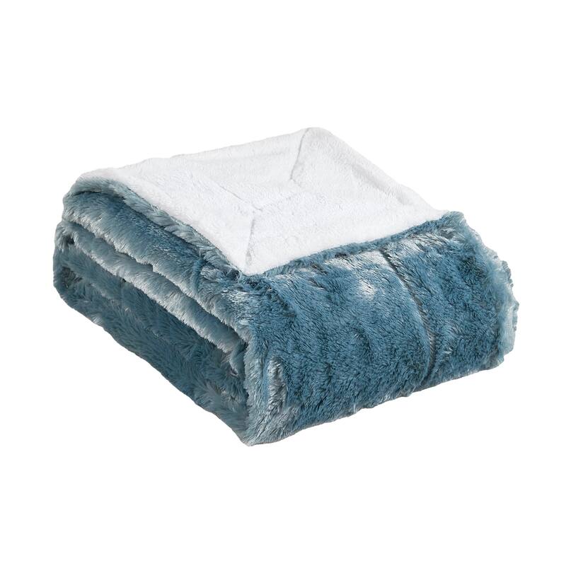Home Soft Things HST Fauxfur Throw Super Soft Cozy Blankets