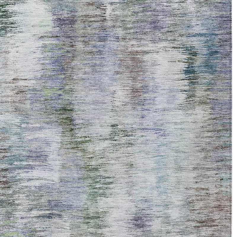 HomeRoots Abstract Transitional Rectangle Outdoor Rug
