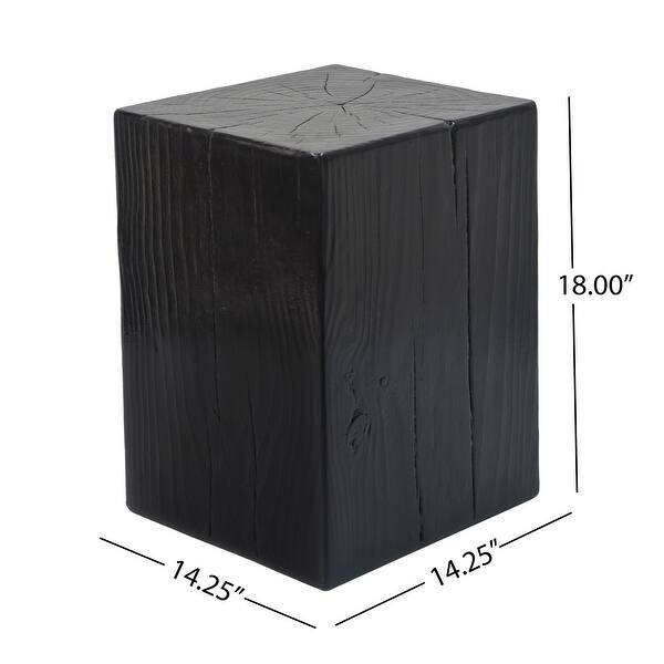 Wood-Look Square-Column MGO End Table(Only Including Table) - Bed Bath ...