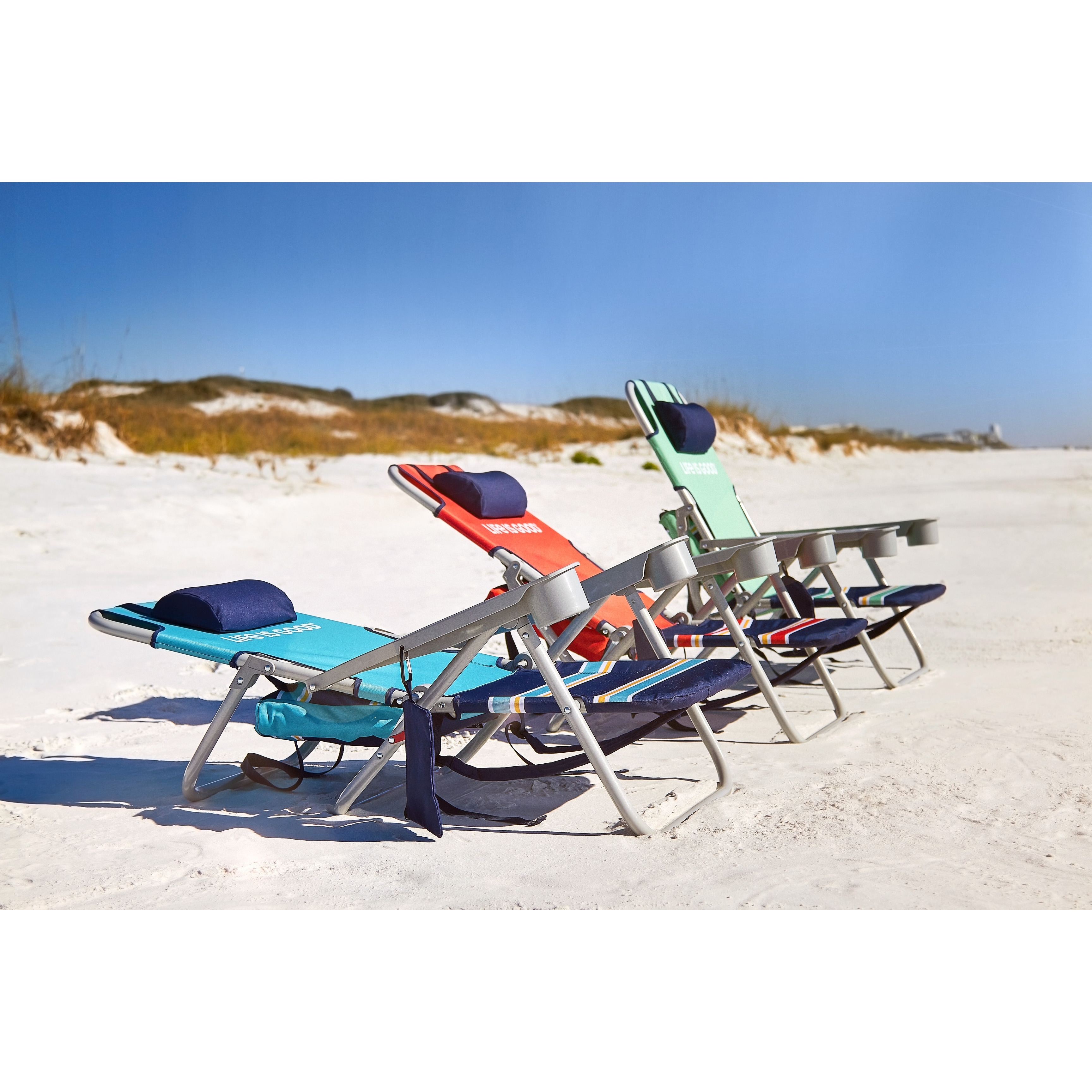 Yellow life is good beach discount chair