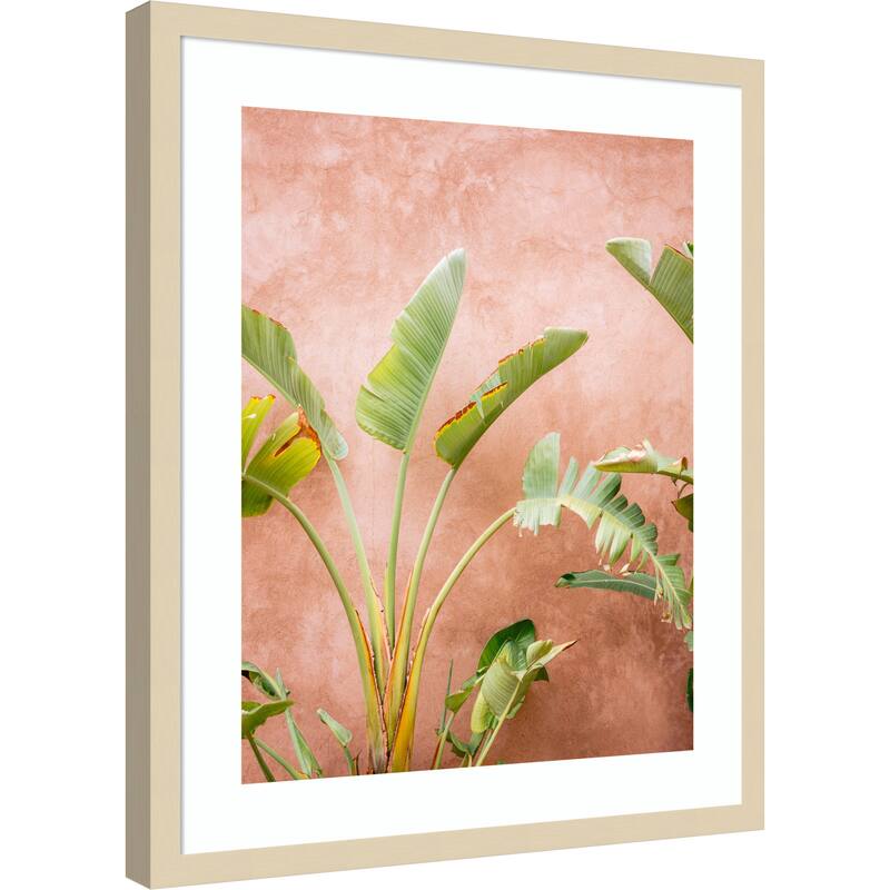Palms of Ourika Morocco by Raisa Zwart Wood Framed Wall Art Print