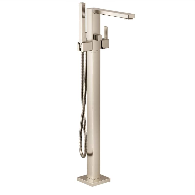 Moen 90 Degree Floor Mounted Tub Filler with Built-In Diverter -