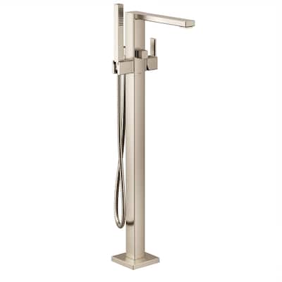 Moen 90 Degree Floor Mounted Tub Filler with Built-In Diverter -