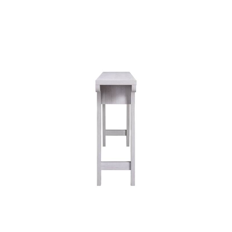 Jessica Contemporary White Oak 70-inch 2-Drawer Console Table by Furniture of America