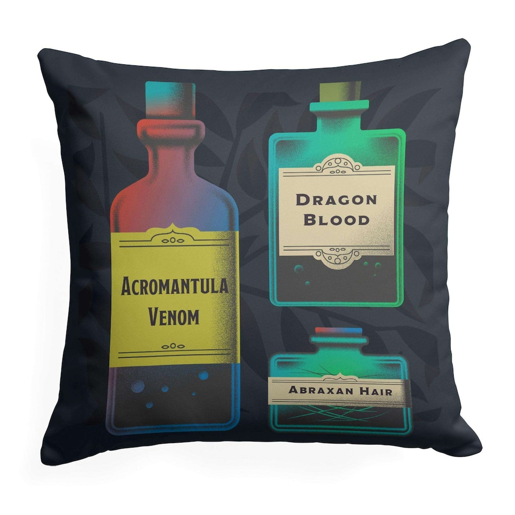 Warner Brothers Harry Potter Dragon Blood 18 Inch Throw Pillow