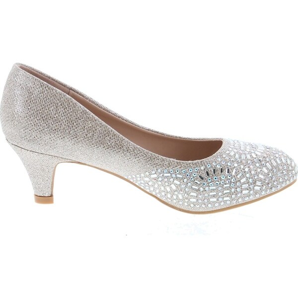 jeweled kitten heels