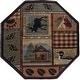 preview thumbnail 17 of 18, Area Rug & Runner - Lodge Cabin Farmhouse Rugs for Living Room Bedroom Dining Room Kitchen 2x3/ 3x8 / 5x7 / 8x10 / 9x12 / Round