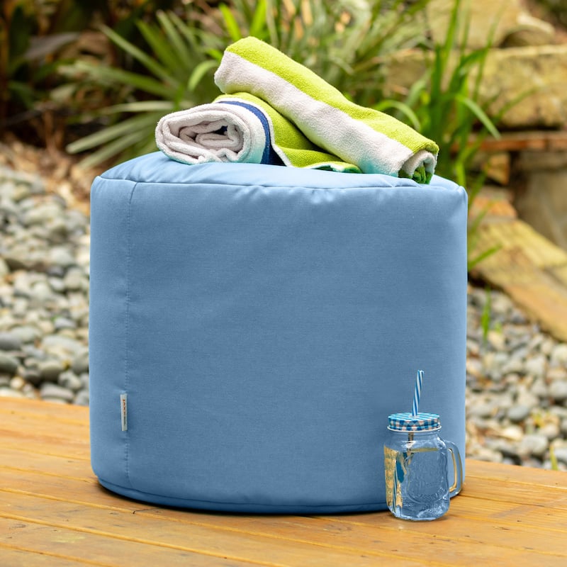 Jaxx Sunbrella Patio Bean Bag Pouf Ottoman