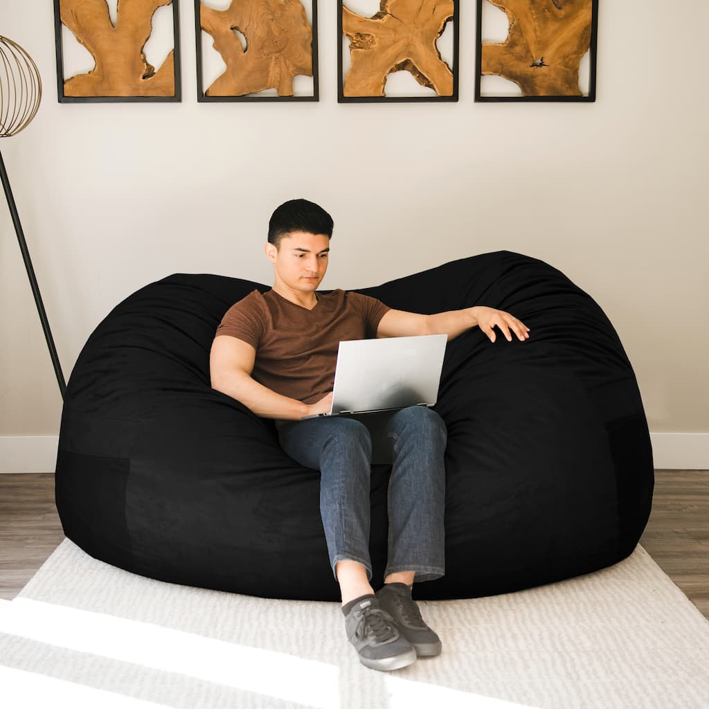 Big Joe XXL Fuf Bean Bag Chair (Removable Cover)
