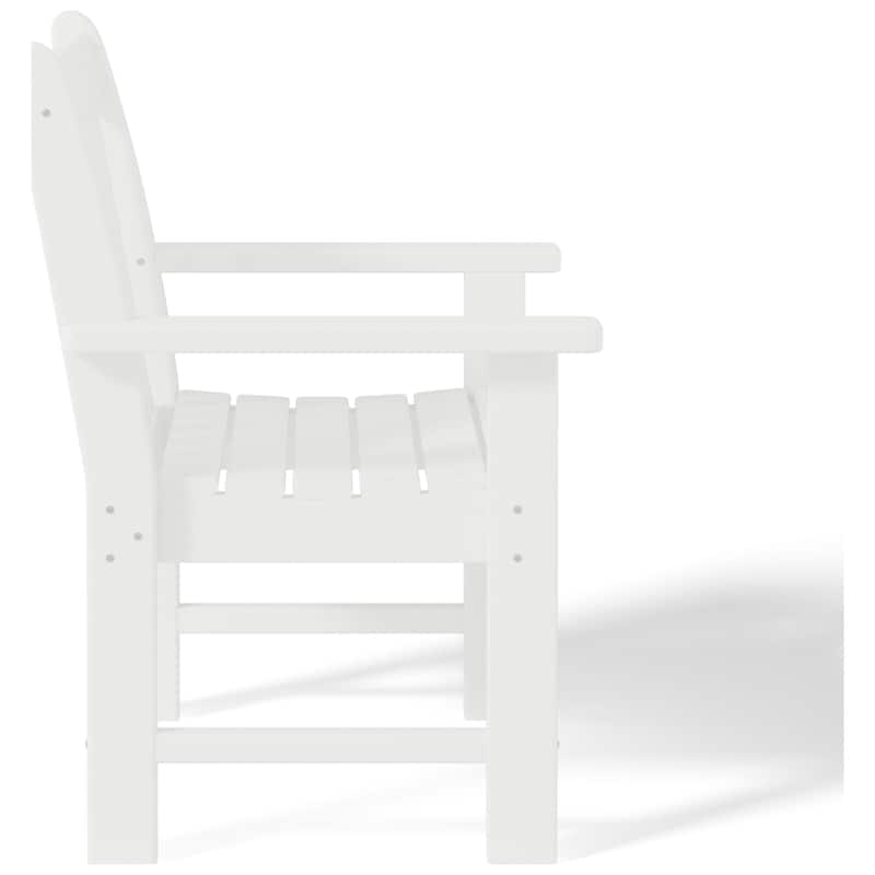 Polytrends Laguna Outdoor Dining Poly Garden Arm Chair (Set of 4)