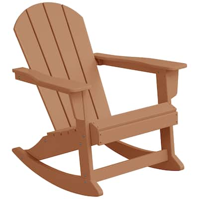 Polytrends Laguna Hdpe All Weather Outdoor Patio Rocking Chair