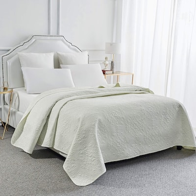 Sophia & William Bed Quilt Bedspread Coverlet - Reversible, Lightweight