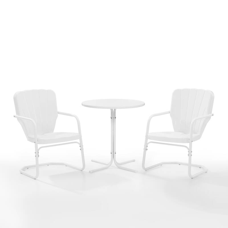 Crosley Ridgeland 3Pc Outdoor Bistro Set - 108 W x 34 D x 34.25 H
