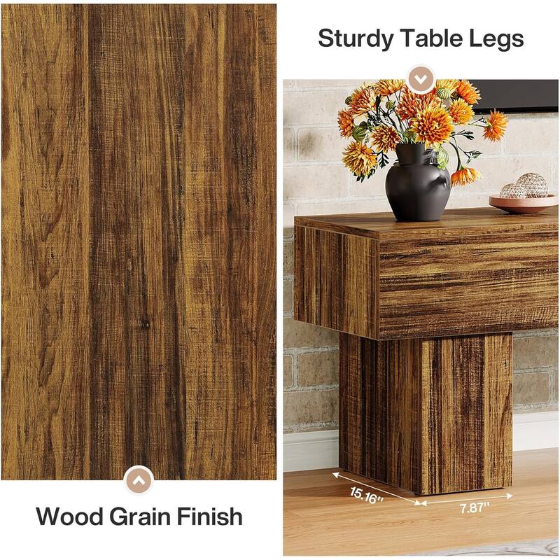 63" TV Stand, Farmhouse Media Console Entertainment Center for 55/60/65 Inch - 62.99" W x 15.74" D x 19.68" H