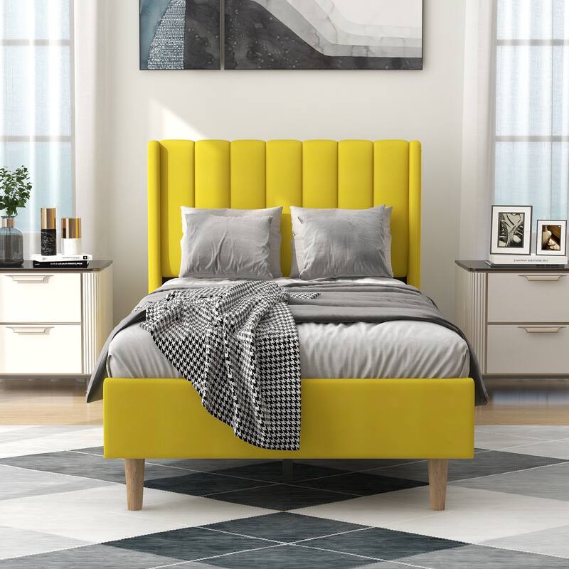 Alazyhome Upholstered Platform Bed Frame
