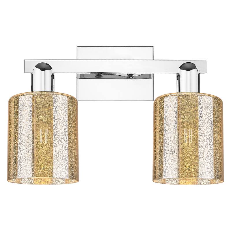Innovations Lighting Endless Possibilities Arcadia - Cobbleskill - 2 Light 16" Bath Vanity Light - Mercury/Polished Chrome
