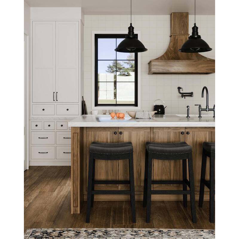 Maven Lane Sophia Saddle Kitchen Dining Stool