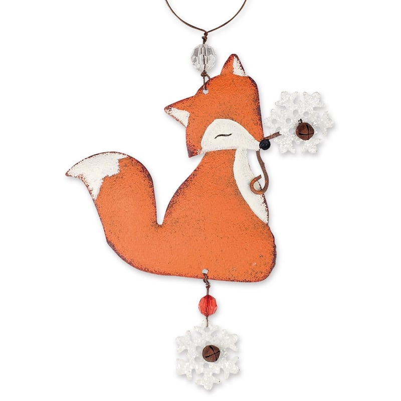 Fox Ornament, Set of 2