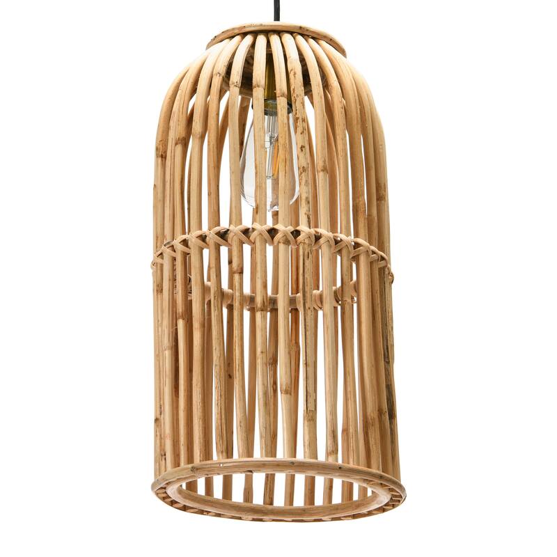 Woven Bamboo Ceiling Light