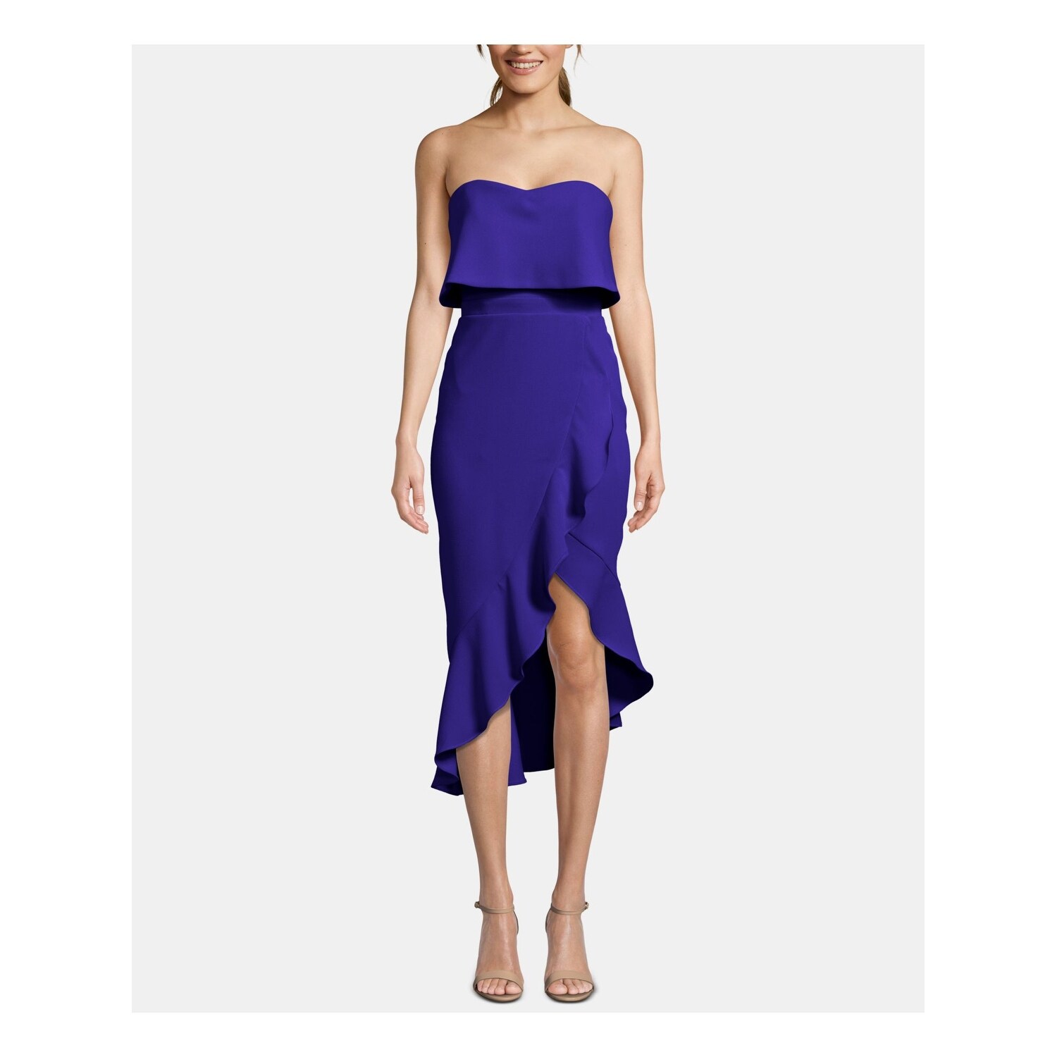 xscape sleeveless midi dress