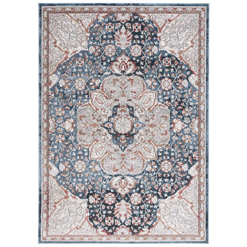 SAFAVIEH Rosewood Hajrie Traditional Oriental Rug - 8' x 10' - Ivory/Blue