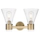 preview thumbnail 48 of 46, Innovations Lighting Downtown Urban - Lawton Cone - 2 Light 16" Wall-Mounted Bath Vanity Light